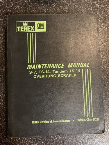 Terex ts 14 raschietto - gm,